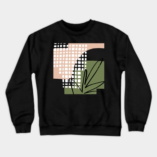 Abstract Lines And Soft Colors Crewneck Sweatshirt